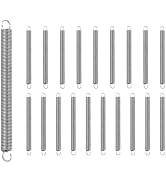 uxcell 20Pcs Extension Spring, Stainless Steel Small Springs with Dual Hook Mechanical Compressio...