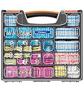 Kuject 1200PCS Heat Shrink Wire Connectors, Multipurpose Waterproof Electrical Wire Terminals kit...