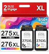 INKGAGE PG-275XL CL-276XL Compatible for Canon 275 and 276 Ink Cartridges for Canon Ink 275 and 2...