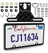 Oyviny Trailer License Plate Bracket Holder Truck License Plate Frame Kit for Boat/ATV/RVs/Truck/...