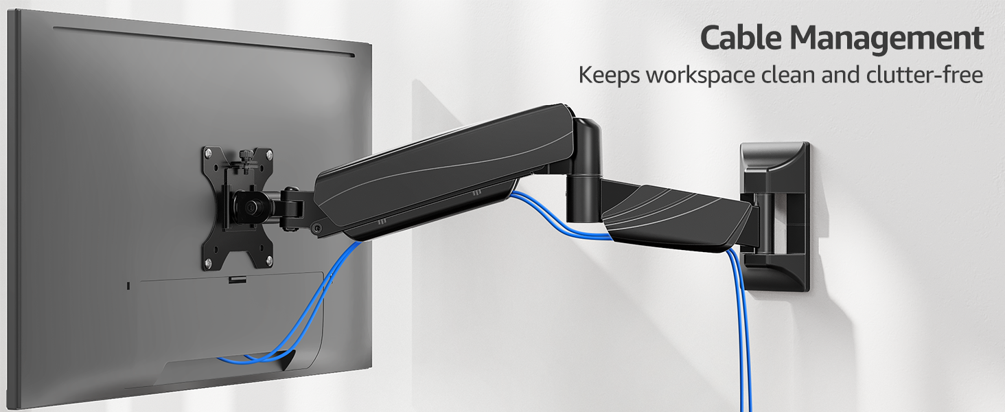 wall mount monitor arm