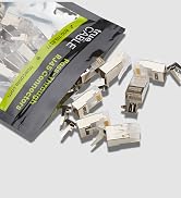 Cat6a pass through RJ45 Ethernet cable connectors