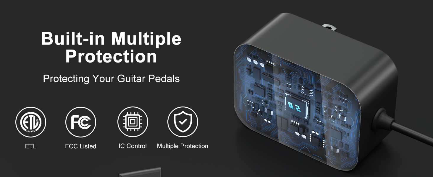 9v power supply for guitar pedals