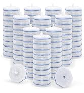 Gkweres 100PC Toilet Bowl Wand Refills, Disposable Toilet Brush Heads, Upgraded Toilet Scrubber R...