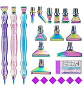 Tolcuez Diamond Art Pens, 21Pcs Diamond Painting Pen Kit, Dimond Painting Accessories Tools with ...