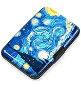 Mayski Credit Card Holder, RFID Blocking, Aluminum Alloy Hard Case, Small Mini Business Metal Wal...