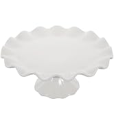 Zerodeko Ceramic Cake Stand, White Porcelain Cake Stand, Cake Stands for Birthday Party, Wedding ...