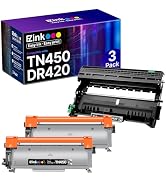 E-Z Ink Compatible Toner Cartridge and Drum Unit Replacement for Brother TN450 TN420 DR420 to use...