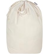Canvas Laundry Bags with Handles & Square Base 16"Lx16"W x27.6"H, Extra Large Heavy Duty Laundry ...
