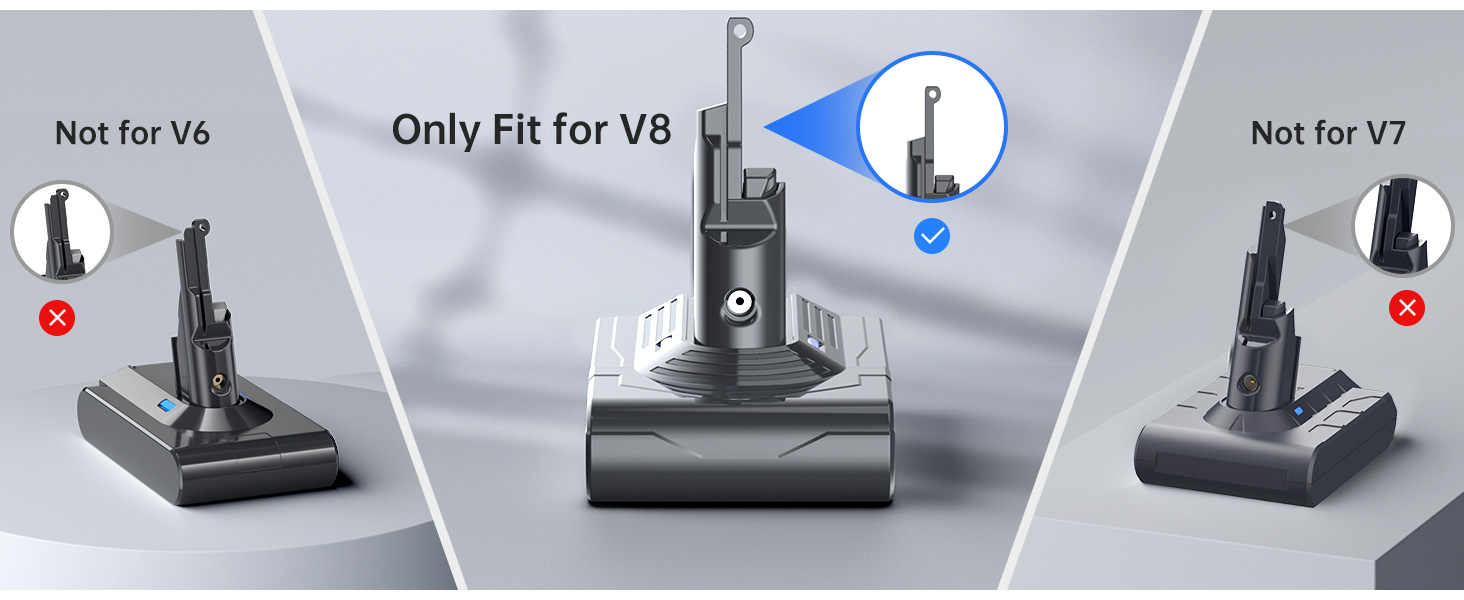 Battery Replacement for dyson V8