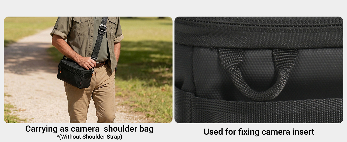 mirrorless storage organizer