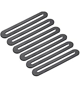 Xiaoyztan 6 Pcs Straight Mending Plate Thickened Steel Joining Plates Furniture Repair Fixing Pla...
