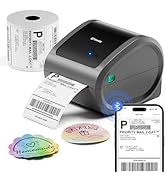 Omezizy Bluetooth Shipping Label Printer with 1 Roll Labels - D520BT Thermal Label Printer, Therm...