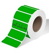 HUOJI 2x1 Thermal Labels, 1000 Labels/Roll, Thermal Printer Labels for Barcode, Packaging, Envelo...