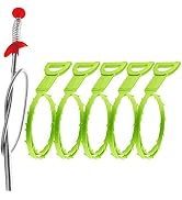 Omont Drain Clog Remover Tool, 6 Pack Drain Hair Clog Remover Tool, Sink Drain Clog Remover, 24 I...