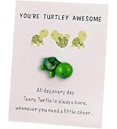 Cute A Card With A Turtle ,Handmade Emotional Support,You're Turtley Awesome, Turtle Motivational...