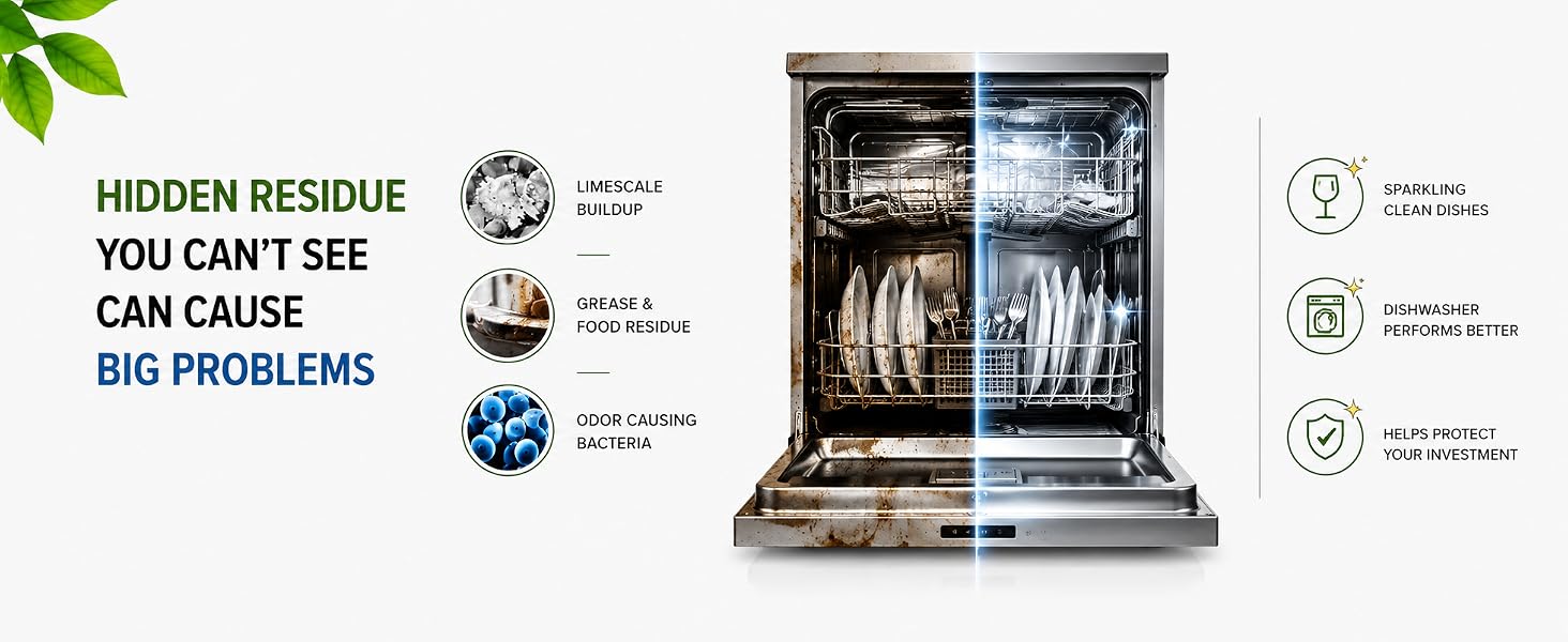 Dishwasher cleaning tabs