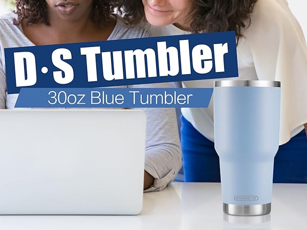 30oz blue tumbler