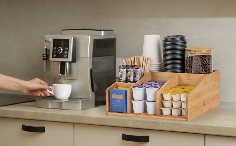 coffee organizer station