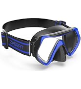 ZABERT M1 Adult Swim Goggles Mask with Nose Cover Fabric Strap for Men Women Adult Youth