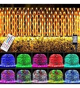 LitHome Color Changing 240 LED Christmas Net Lights Outdoor,14.8ft x 5ft Christmas Net Lights wit...