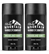 Natural Deodorant for Men – 2 Pack - Aluminum Free - Made in USA with Simple, Plant-Based Ingredi...