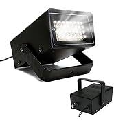 ENUOLI Mini Strobe Light-32 Super Bright LED Light Bulbs for Halloween,Variable Flash Speed Contr...