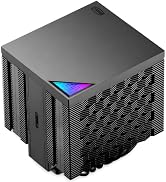 PCCOOLER RZ620MX CPU Cooler, ARGB Compact Dual-Tower 6 Heatpipes, TDP 220W | 118.5mm Height Full ...