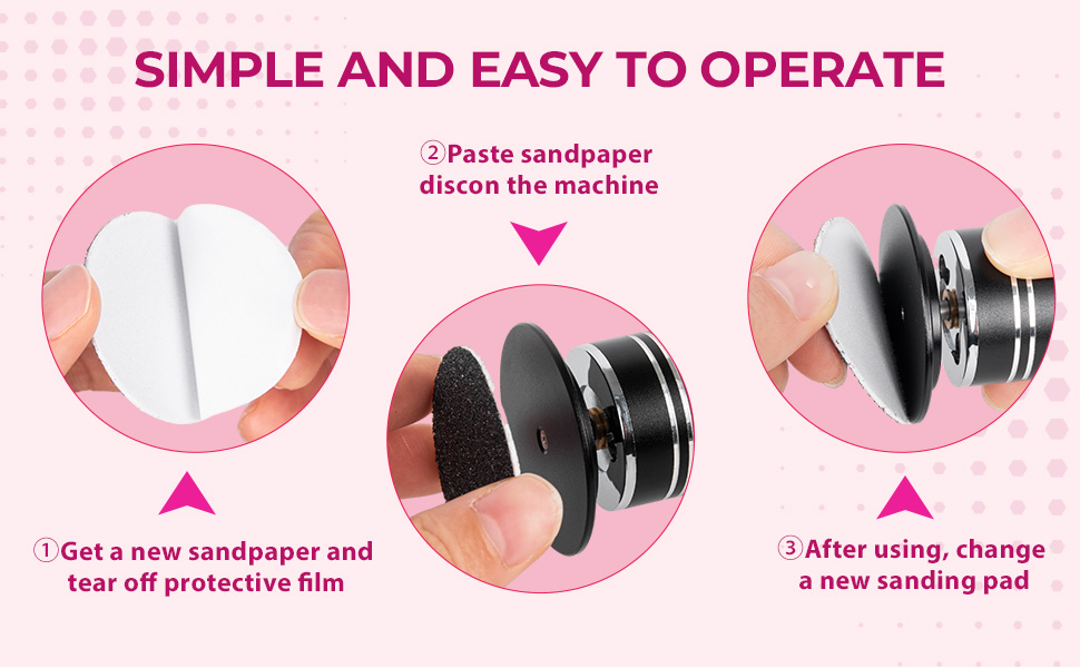 Replaceable Sandpaper Discs