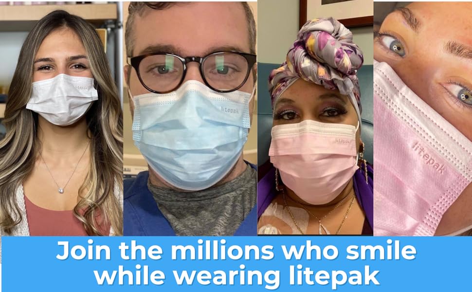 disposable face mask litepak