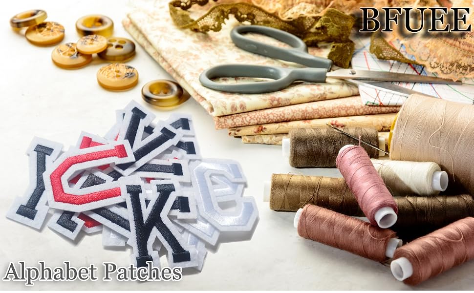 Iron on Letter Patches