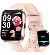 Fitpolo Smart Watches for Women Android iPhone, 1.8'' Women Smartwatch with Alexa Built-in, Bluet...