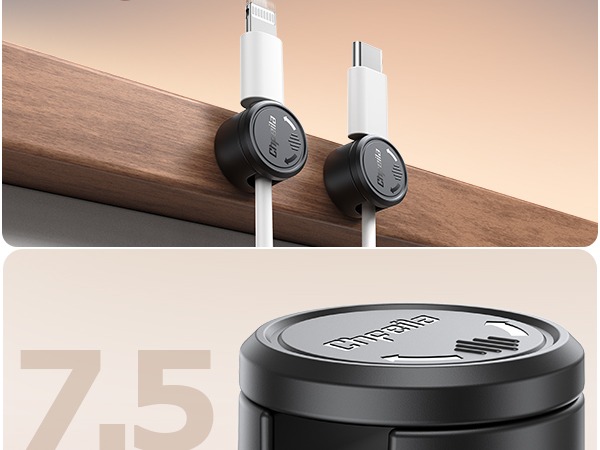 magnetic cord organizer holder cable management clips