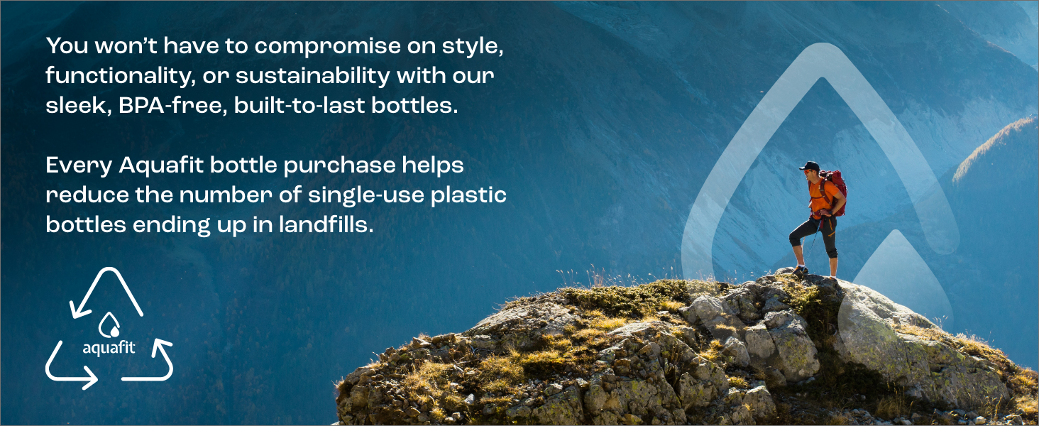 aquafit pp water bottle vs single-use plastic water bottles