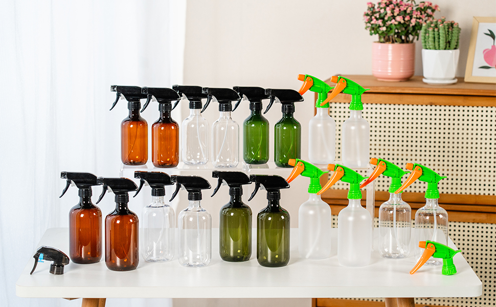 spray bottles