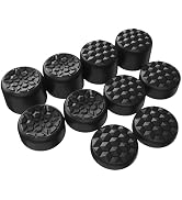 PlayVital Black Ergonomic Stick Caps Thumb Grips for Steam Deck LCD & OLED, for PS Portal Remote ...