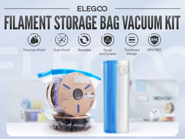 ELEG00 FILAMENT STORAGE BAG VACUUM KIT