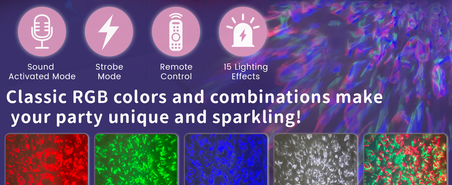 Disco Ball Strobe Stage Light for Home