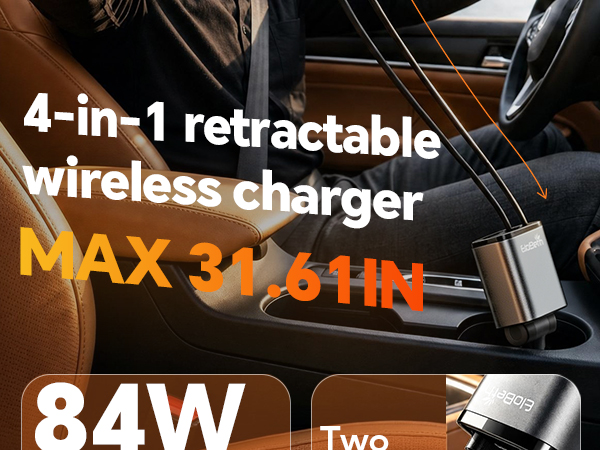 retractable car charging station
