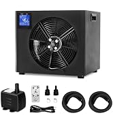 Ice Bath Water Chiller for Cold Plunge Tubs, 1.0HP Water Chiller Machine, Hydroponic Cooling Syst...