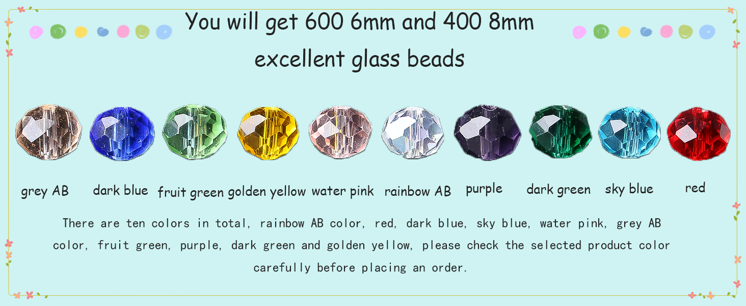 Beads color display picture