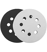 Seamaka 2 PCS 5Inch 8 Holes Soft Density Interface Pads ,Hook and Loop 5" Sponge Cushion 8 Holes ...