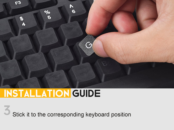 keyboard letter stickers
