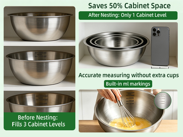 save 50% cabinet space