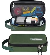 ECHSRT Pencil Case for Men Women, Large Pen Bag for Adults, Portable Pencil Pouch Aesthetic with ...