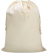 Canvas Laundry Bag with Handles & Drawstring Closure 30”Wx35"H, Thick Canvas Laundry Bag Large He...