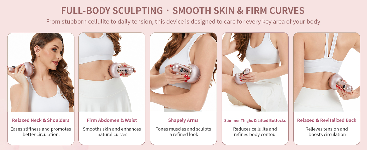 lymphatic drainage massager; stretch marks removal; body sculpting machine; cellulite massager