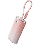 iWALK Sparkly 10000mAh Portable Charger, 22.5W Fast Charging Small Power Bank with Built-in USB-C...