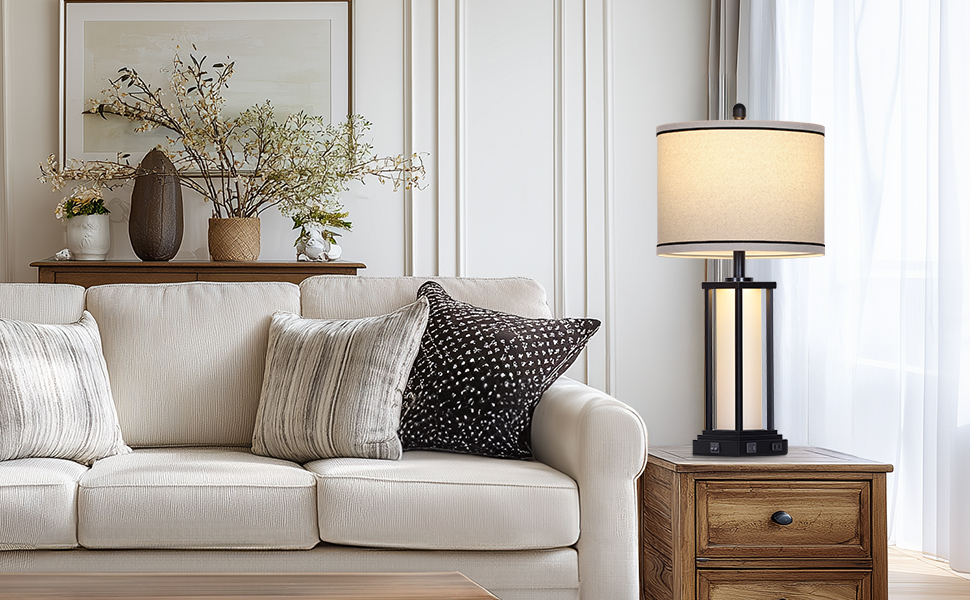 black lamps for living room