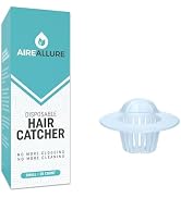 Aire Allure, 25 Pack, Hair Catcher for Bathroom Sink or Bathtub, White, Small